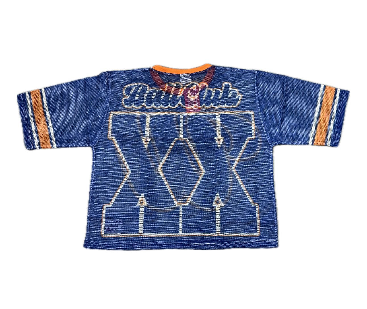 #Ball Club Mesh Jersey (Royal Blue/White/Orange)