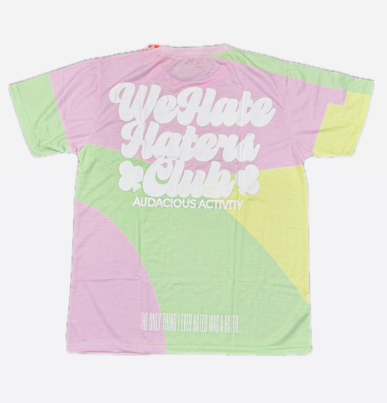 #We Hate Haters Club Shortset (Pastel/White)