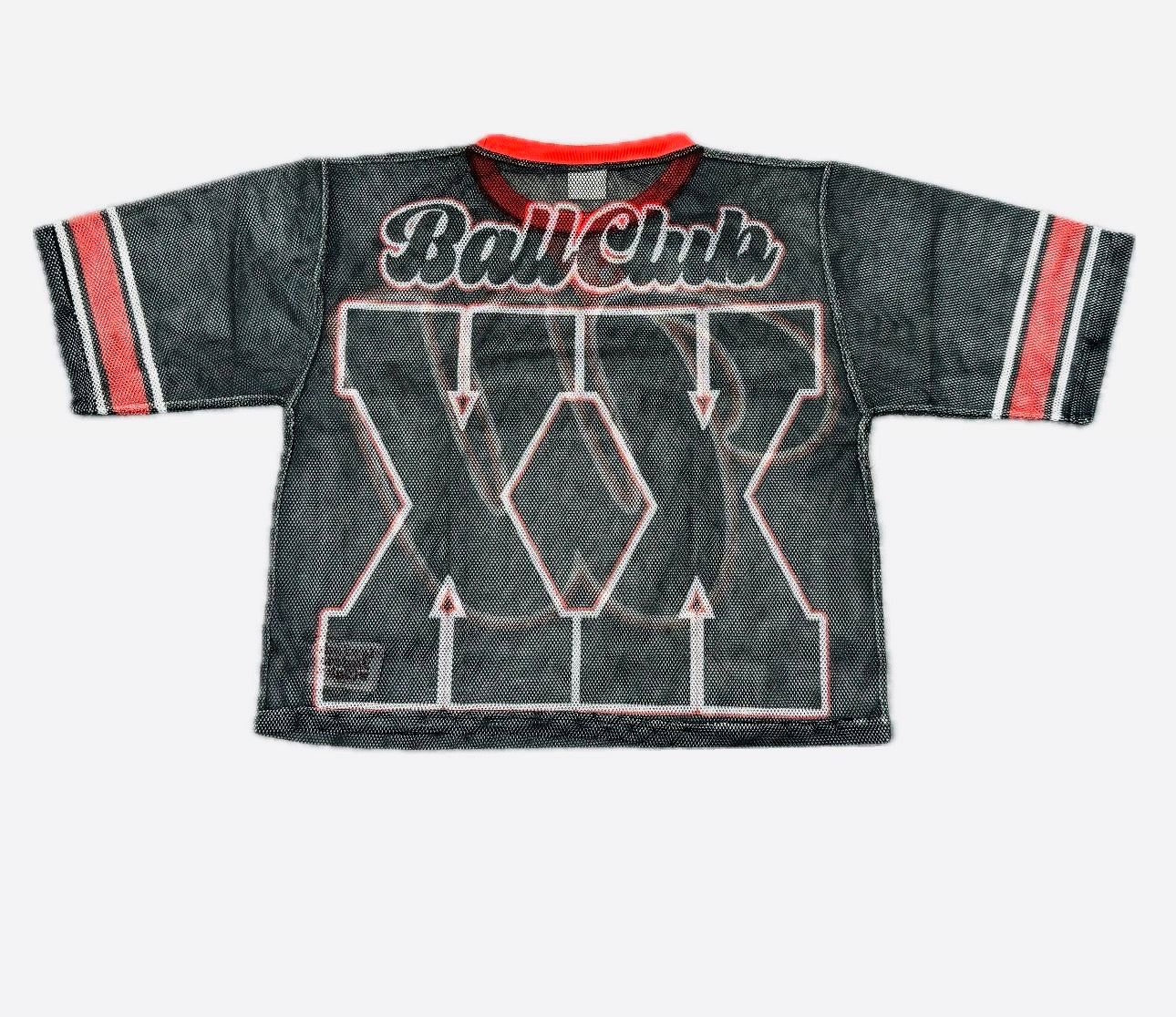 #Ball Club Mesh Jersey (Black/White/Red)