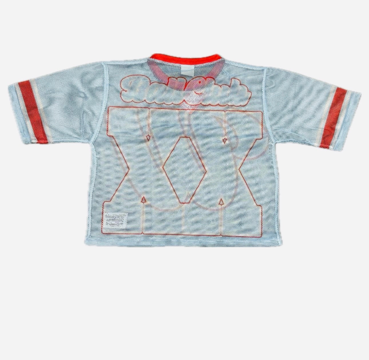 #Ball Club Mesh Jersey (Baby Blue/White/Red)