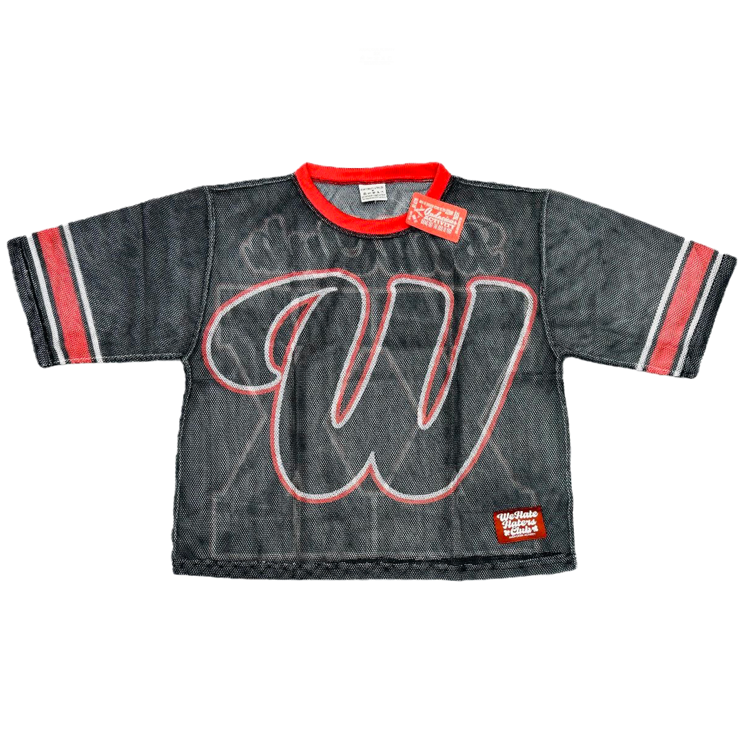 #Ball Club Mesh Jersey (Black/White/Red)