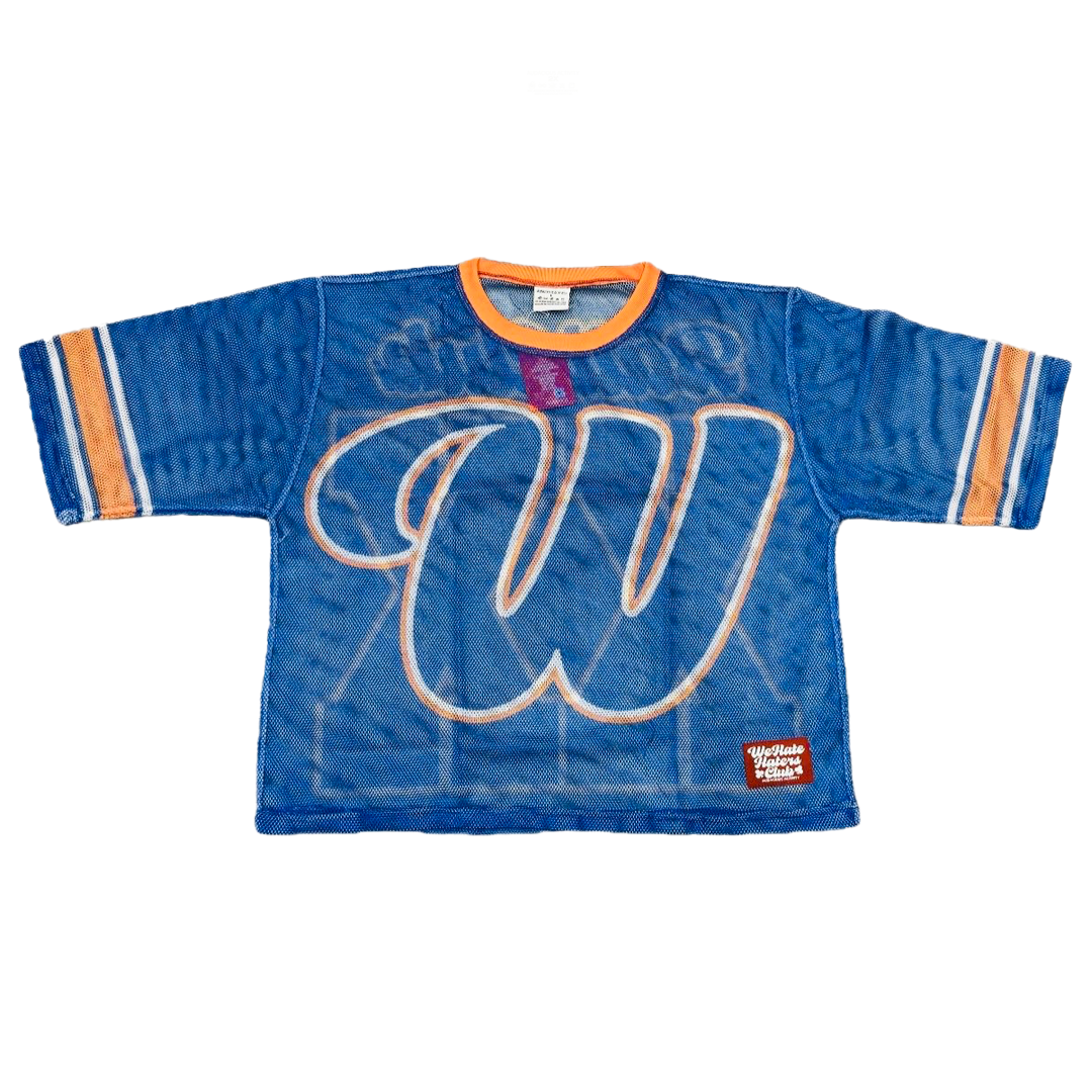 #Ball Club Mesh Jersey (Royal Blue/White/Orange)