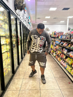 #We Hate Haters Club "X-Ray" Double Shirt (Sun Fade Vintage Grey)