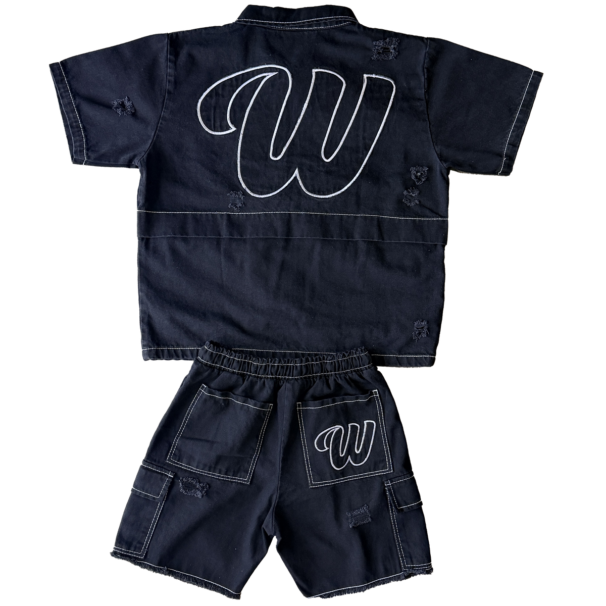 We Hate Haters Club Distressed (Black/White) Set