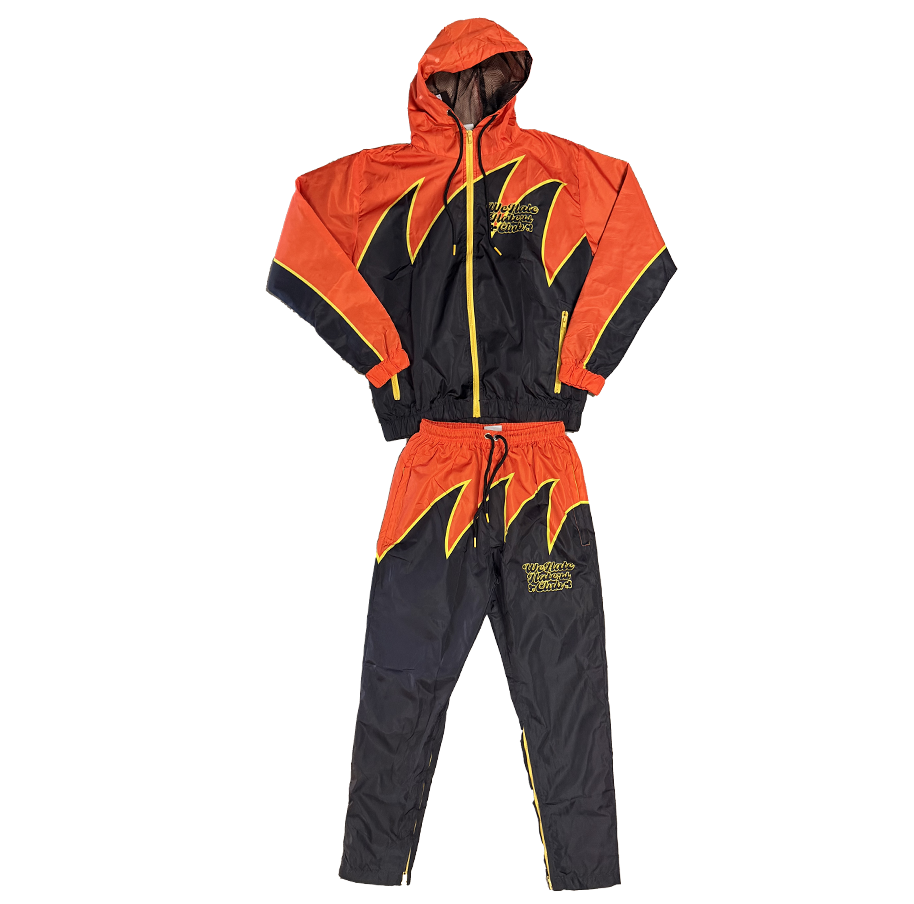 ##Apex Sharktooth We Hate Haters Club Windbreaker (Black/Red/Yellow)