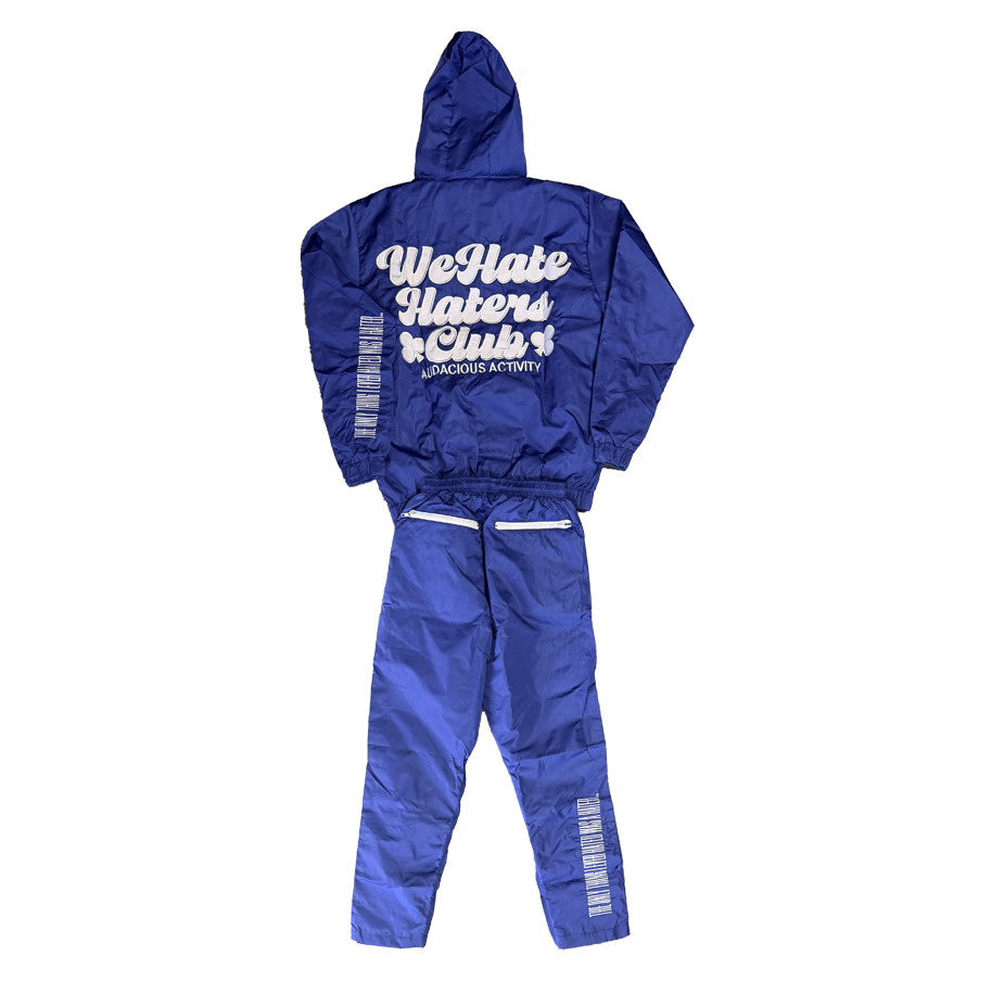 ##Apex We Hate Haters Club Windbreaker (Royal Blue/White)