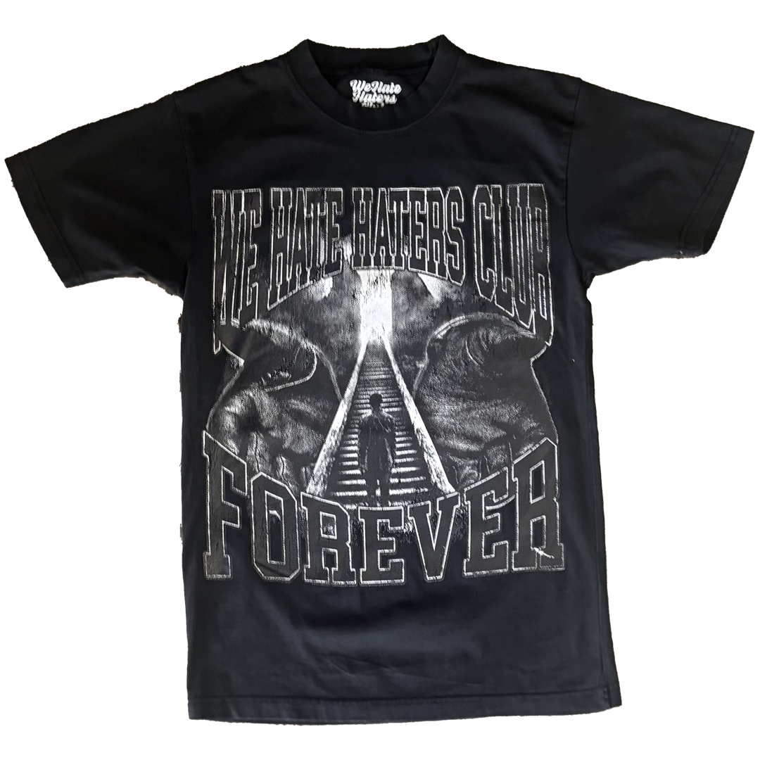 ##We Hate Haters Club Tee (Forever) Vintage Black/White