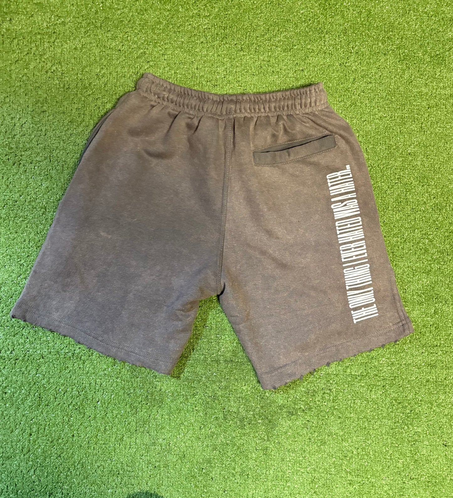#We Hate Haters Club "X-Ray" Shorts (Sun Fade Vintage Grey)