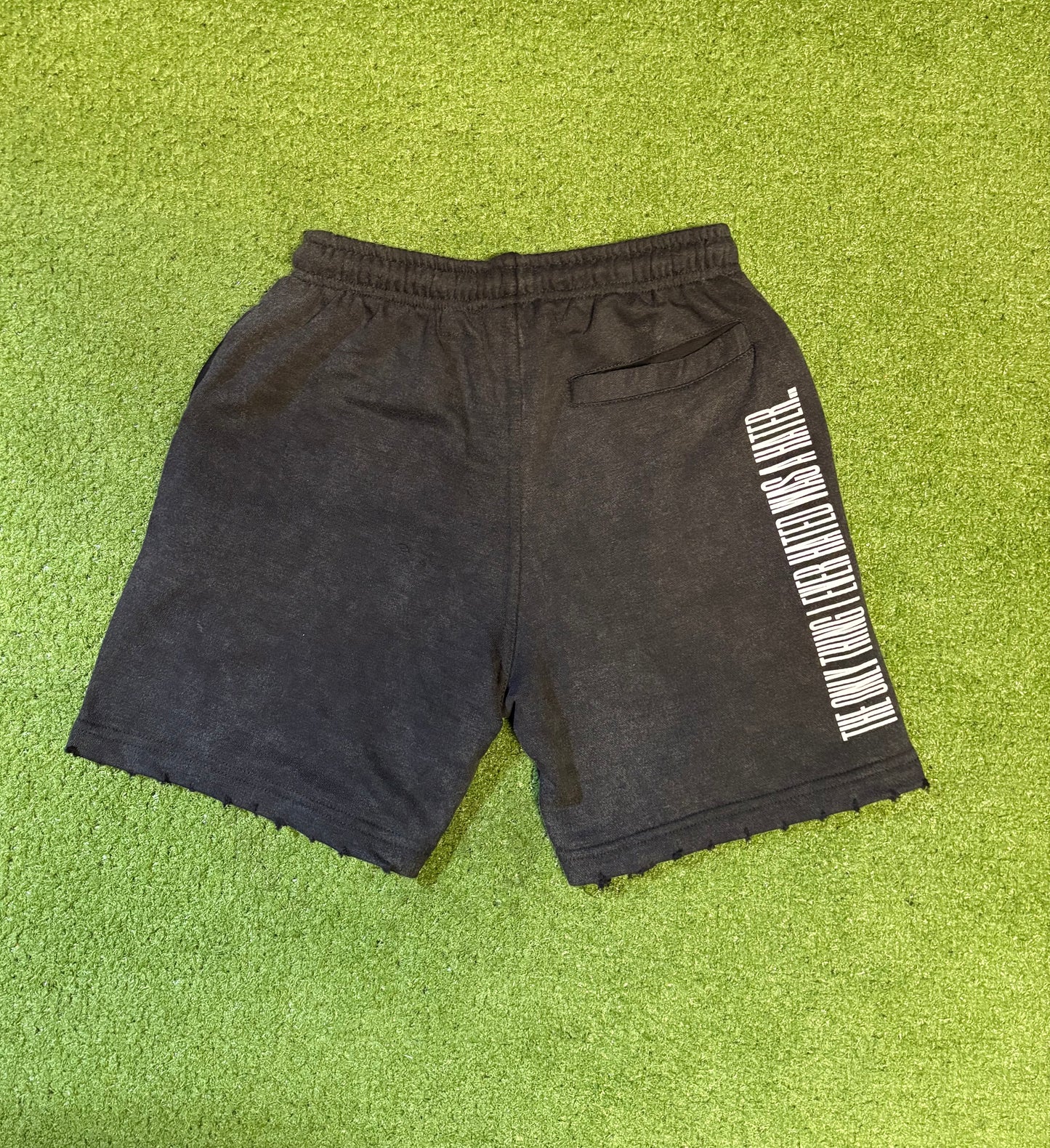 #We Hate Haters Club "X-Ray" Shorts (Sun Fade Vintage Black)