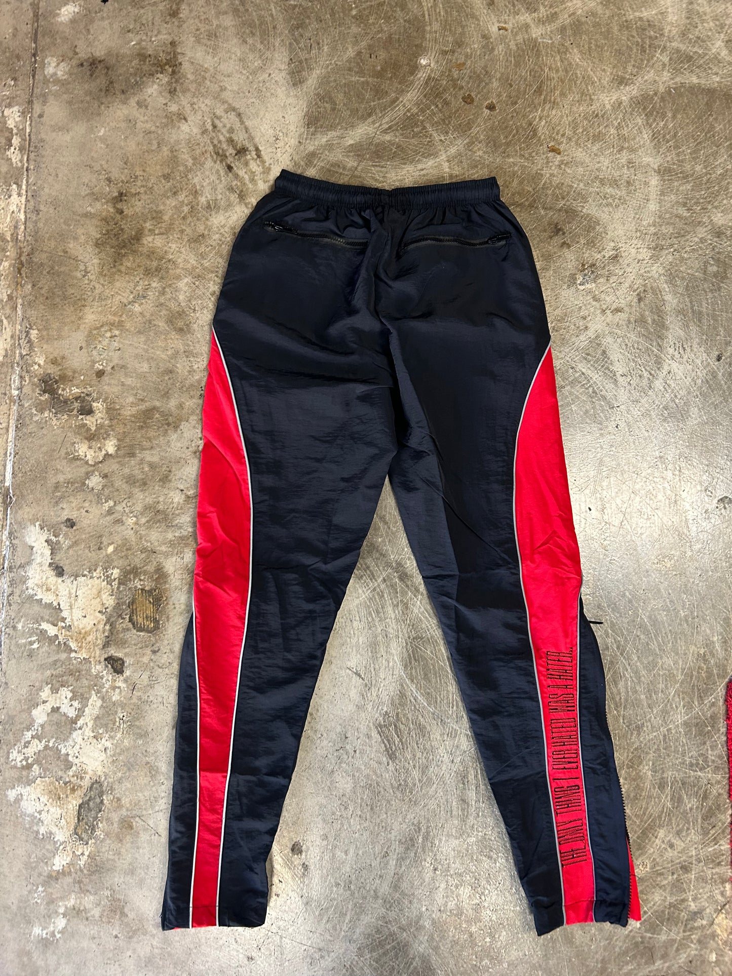 We Hate Haters Club (Black/Red) Windbreaker Pants