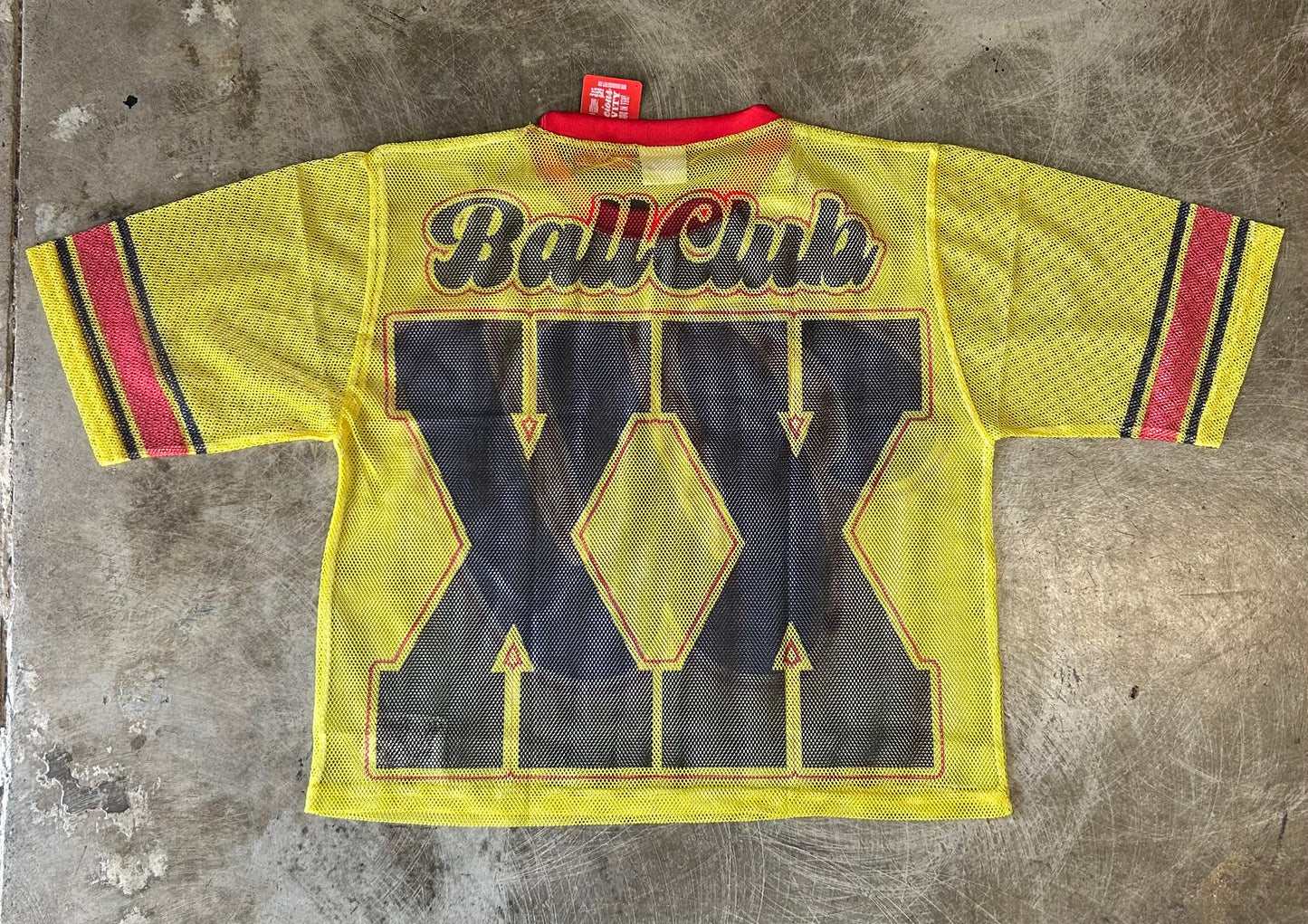 #Ball Club Mesh Jersey (Black/Red/Yellow)