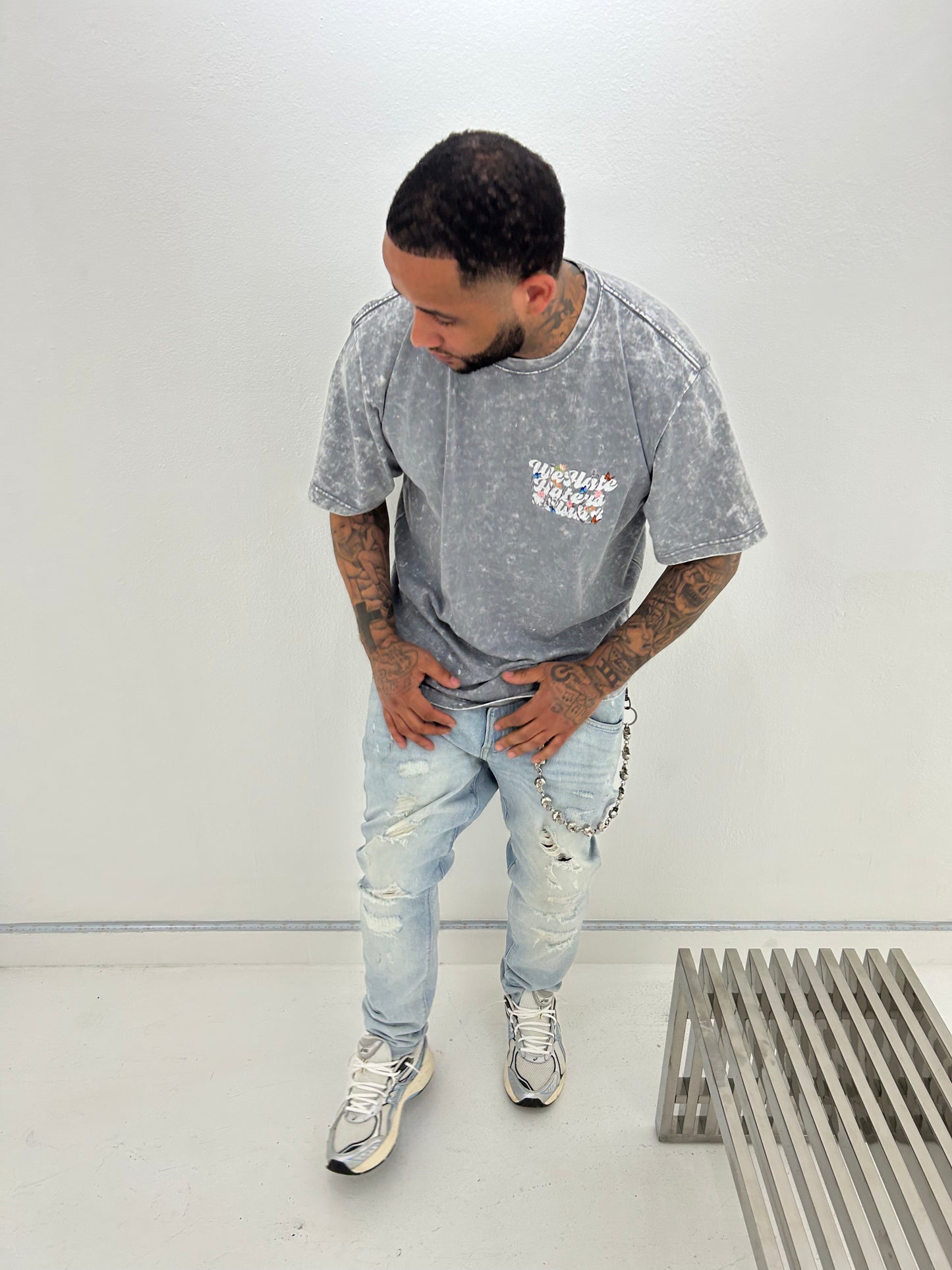 #We Hate Haters Club Tee (No Invite) (Vintage Grey)