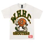 We Hate Haters Club Shooters Tee (White/Green/Orange)
