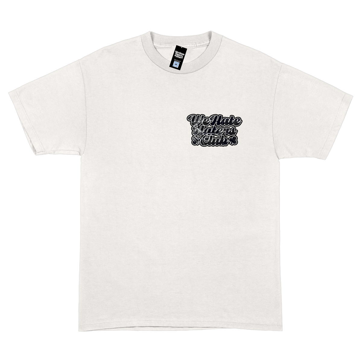 We Hate Haters Club (Black/Lightning) White Tee