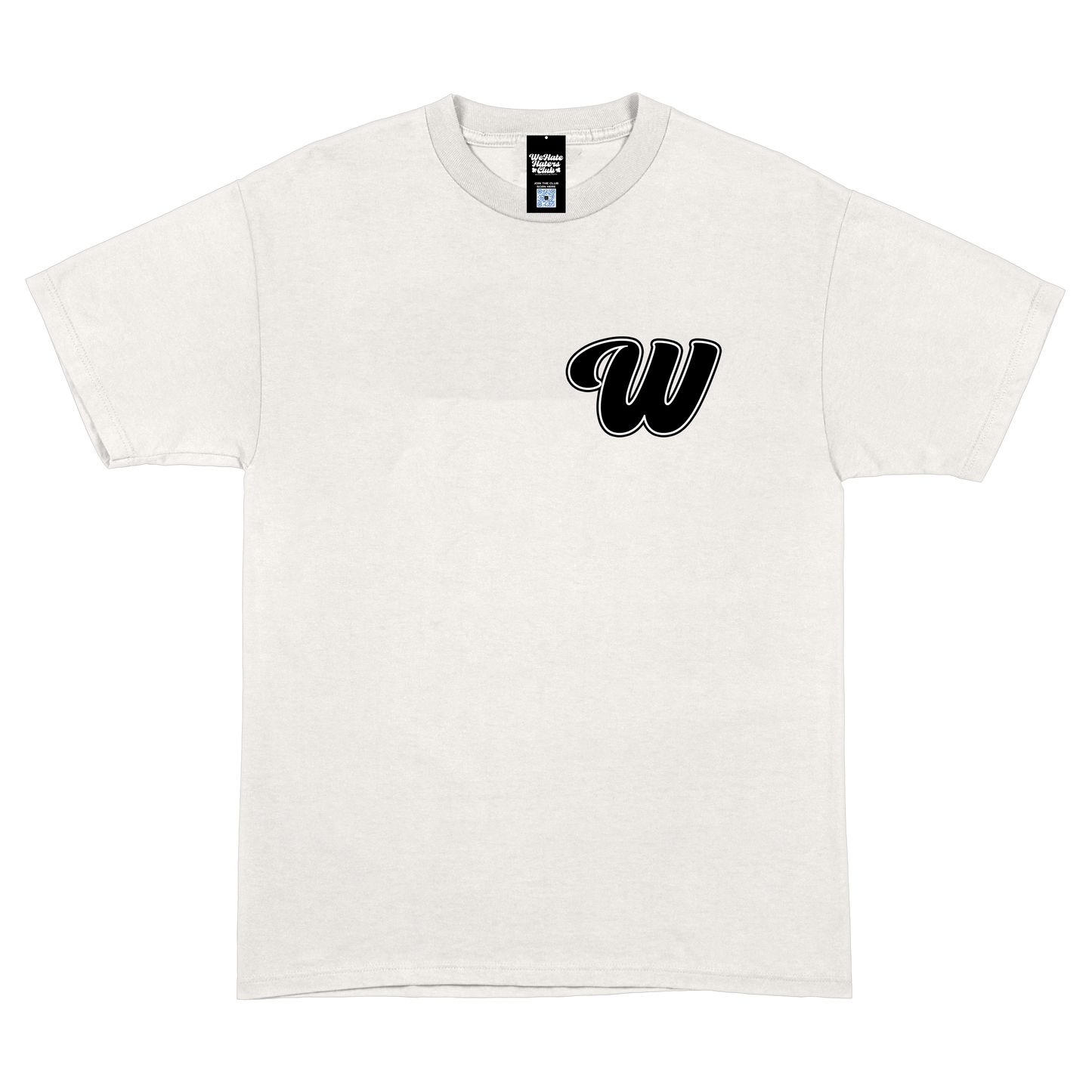 #We Hate Haters Club Winners Tee (White/Black)