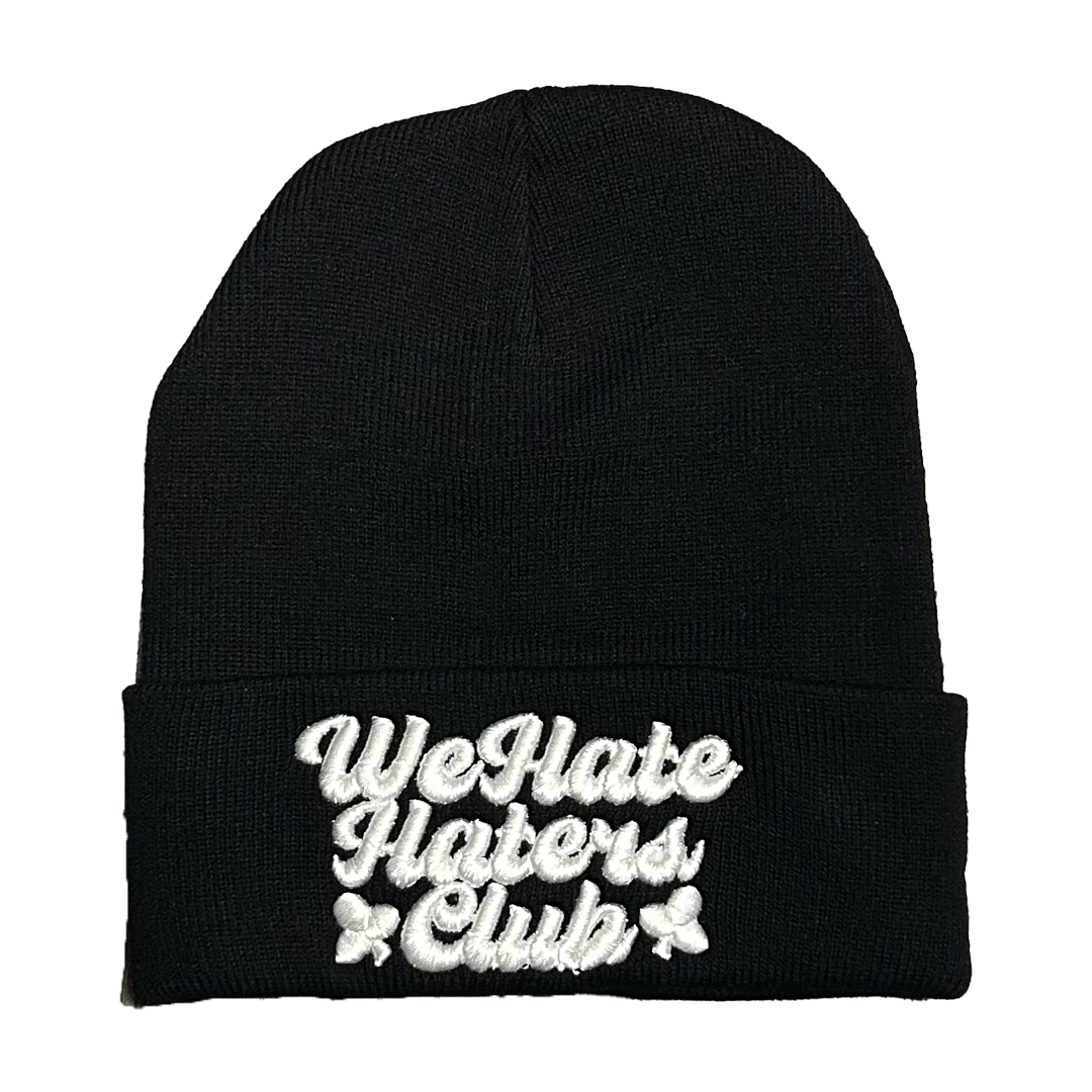##We Hate Haters Club Beanie (Black/White)