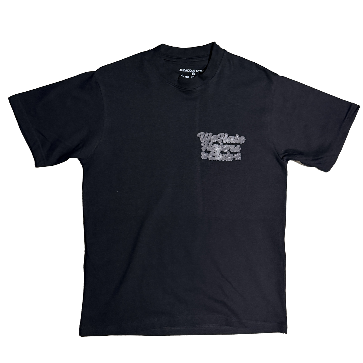 We Hate Haters Club Tee (Black and Black Denim)