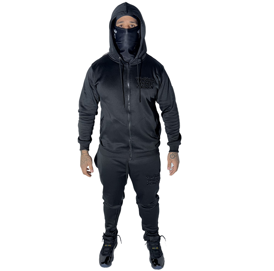 ##We Hate Haters Club Triple Black Tech Suit