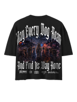 WHHCxGHS MAY ALL DOGS ROAM TEE (BLACK)