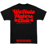 We Hate Haters Club Tee (Black/Red)