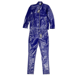 ##We Hate Haters Club Leather Set (Navy Blue)