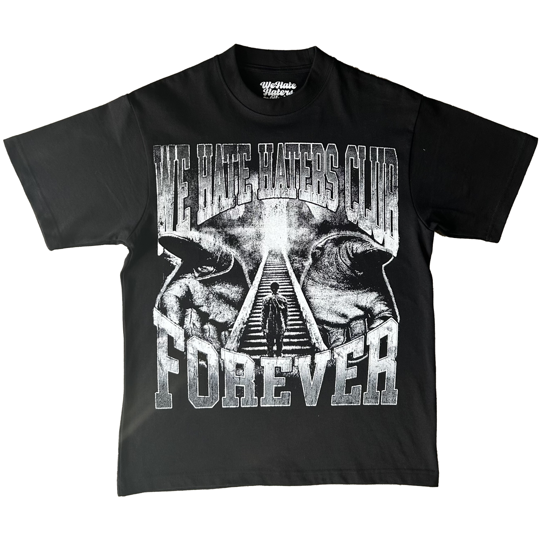 #We Hate Haters Club Tee (Forever) Black/White