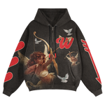 For The Love Zip-Up Hoody (Black) PRESALE