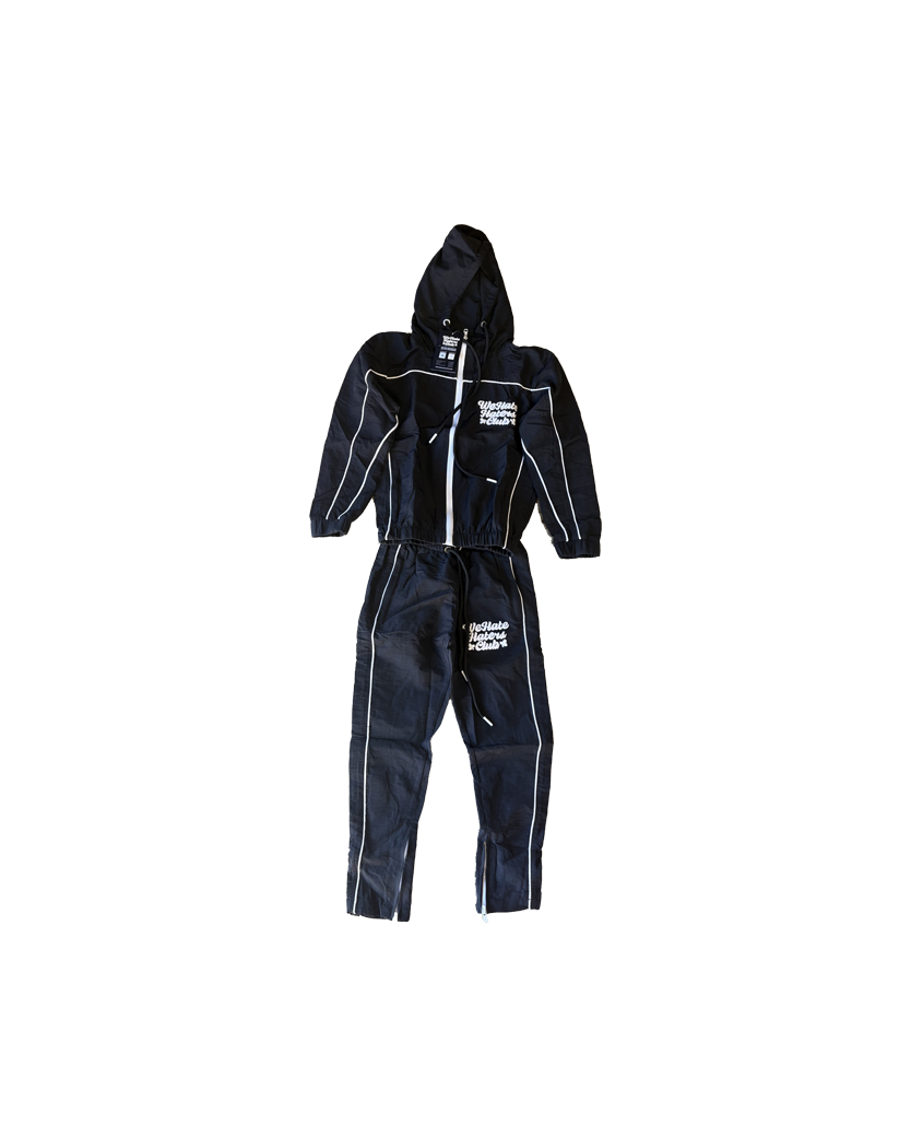 #We Hate Haters Club (Black/White) Windbreaker (KIDS)