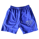 We Hate Haters Club Winners Windbreaker Shorts (Triple Royal Blue)