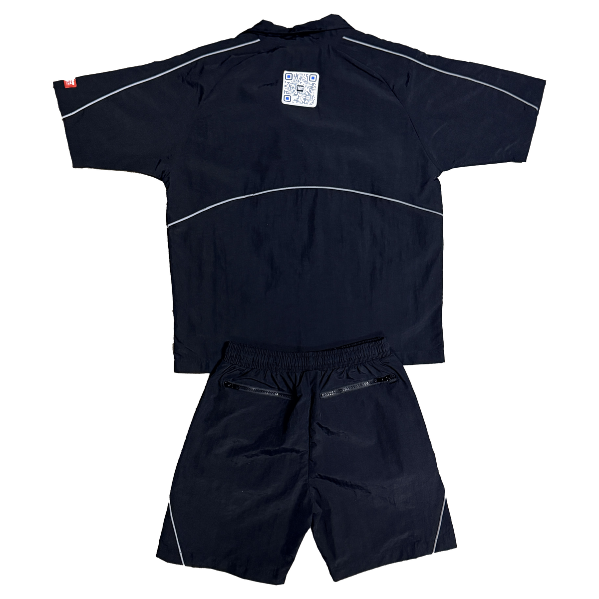 We Hate Haters Club Winners Windbreaker Shortset (Triple Black)