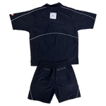 We Hate Haters Club Winners Windbreaker Shortset (Triple Black)