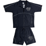 We Hate Haters Club Winners Windbreaker Shortset (Triple Black)