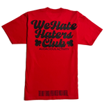 We Hate Haters Club Tee (Red and Black)