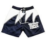 We Hate Haters Club Sharktooth Shorts (White/Navy/Grey)