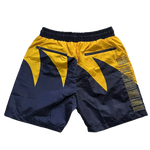 We Hate Haters Club Sharktooth Shorts (Navy Blue/ Yellow Gold)