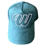 We Hate Haters Club (Jade Green) Suede Trucker Hat