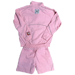 ##We Hate Haters Club Winners Windbreaker Shortset (Soft Pink)