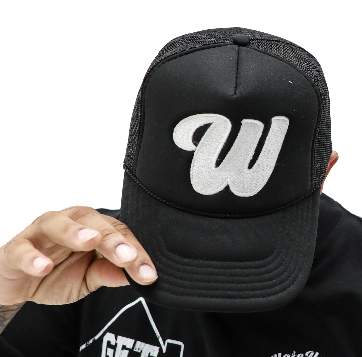 Winners Trucker Hat (Black/White)