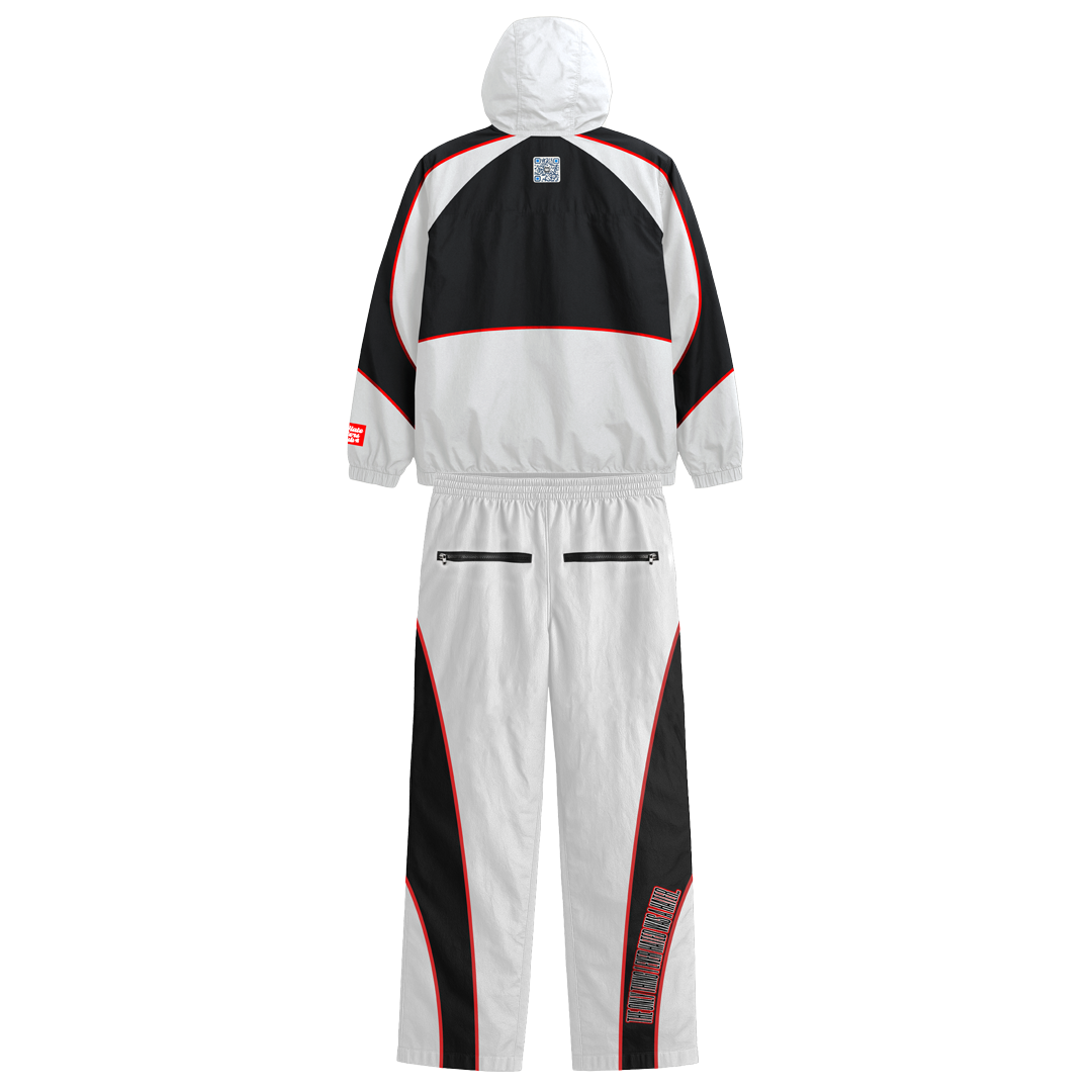 ##We Hate Haters Club Winners Windbreaker Set (White/Black/Red) PRESALE