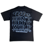 ##We Hate Haters Club Tee (Wolf Ticket$) Black/Columbia Blue