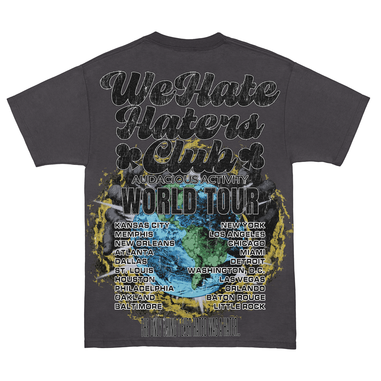 World Tour WHHC Tee (Vintage Grey/Black)