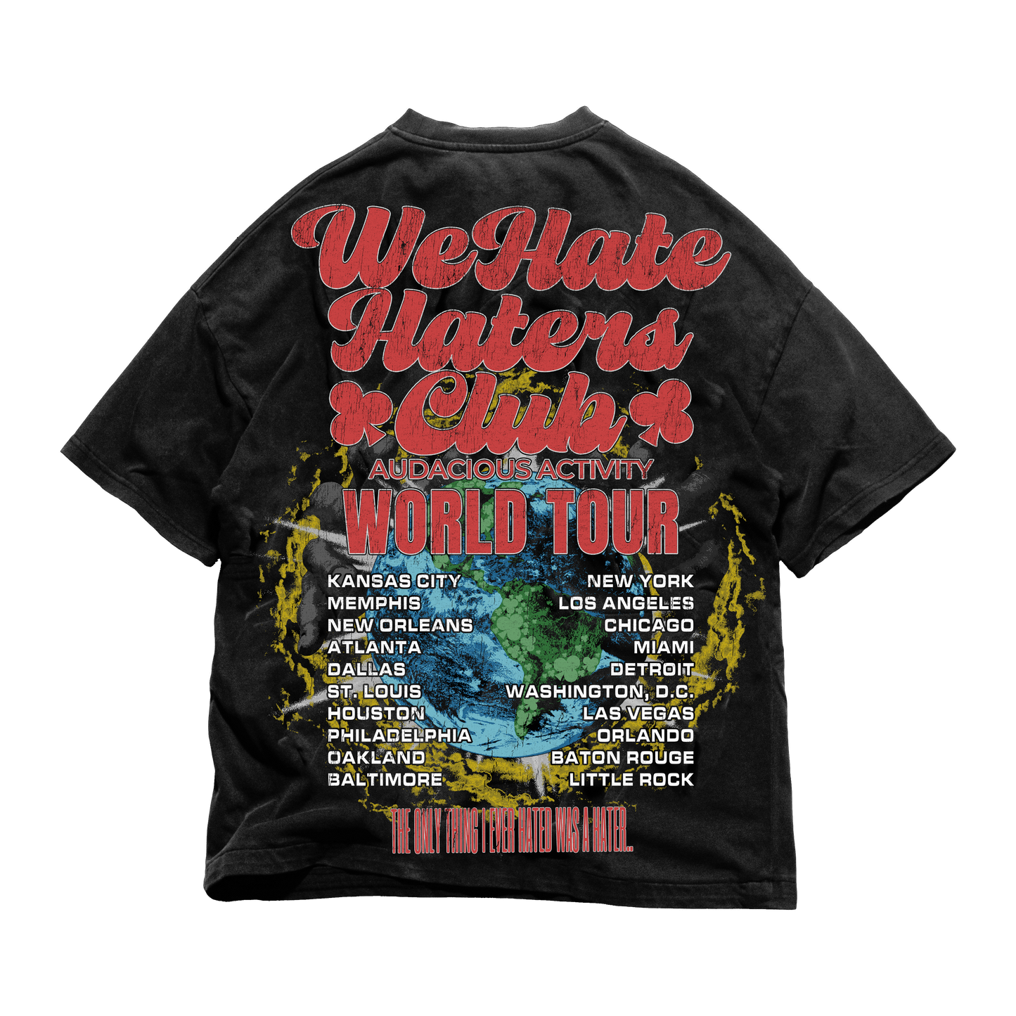 World Tour WHHC Tee (Vintage Black/Red)