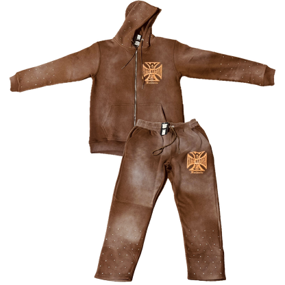 ##We Hate Haters Club (Chopper) Pants Brown