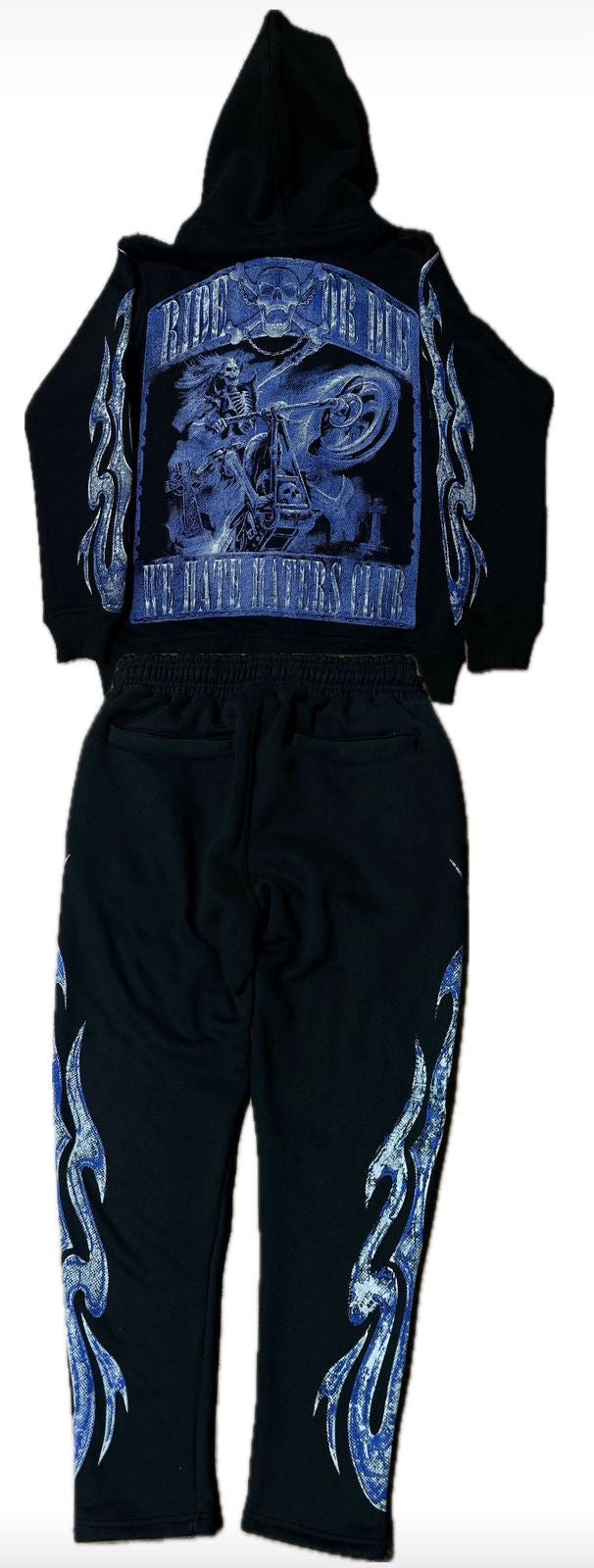 ##We Hate Haters Club Harley Set (Black/Gamma Blue) PRESALE