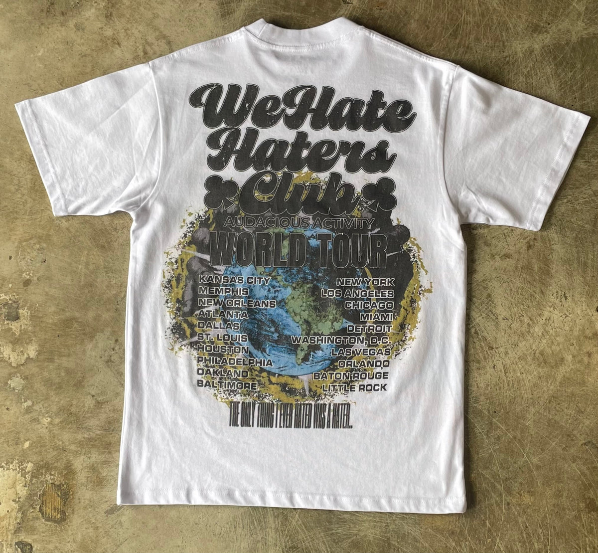World Tour WHHC Tee (White/Black)