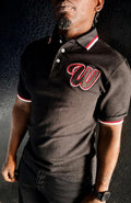 We Hate Haters Club Collar Shirt (Black/Red)
