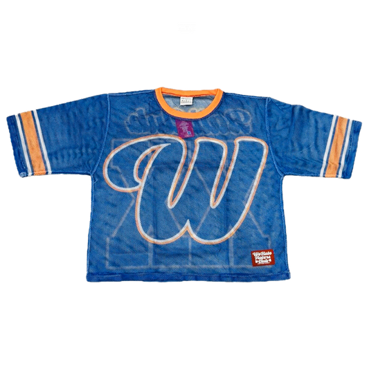 #Ball Club Mesh Jersey (Royal Blue/White/Orange)