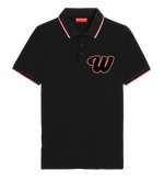 We Hate Haters Club Collar Shirt (Black/Red)