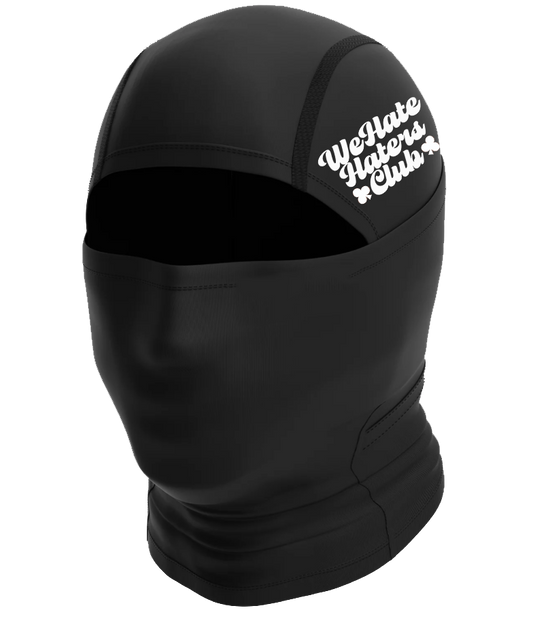 #We Hate Haters Club Ski Mask (Black/White)