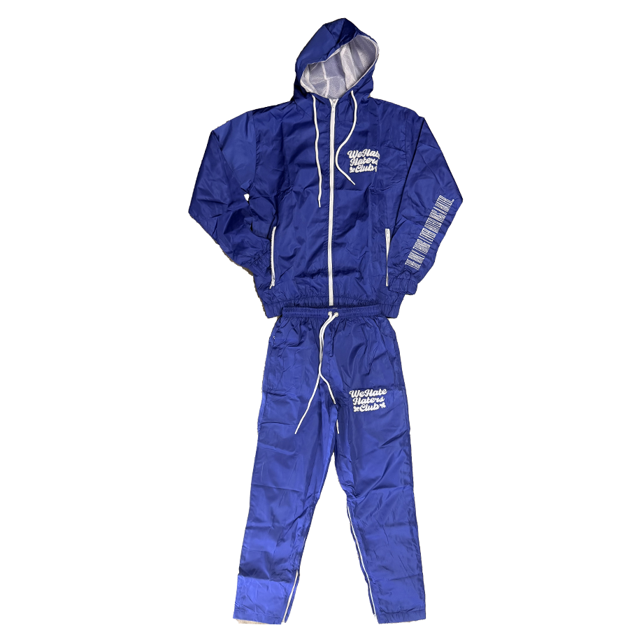 ##Apex We Hate Haters Club Windbreaker (Royal Blue/White)